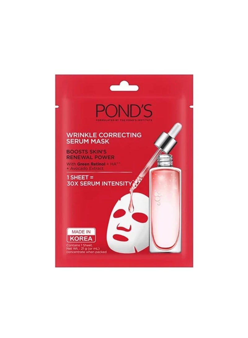 Pond's Wrinkle Correcting Serum Mask 21g - Image 1