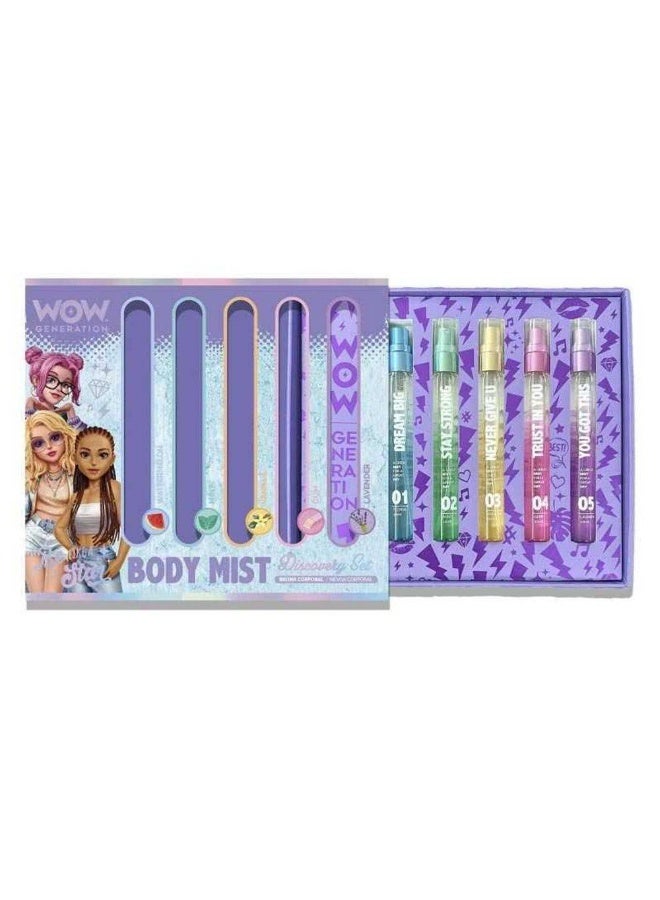 WOW Generation Be Like A Star Body Mist Discovery Set (50 ml, 5 Pieces) - Image 2