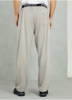 Styli Super Soft Relaxed Fit Training Track Pants with Contrast Elastic Waistband  - Image 4