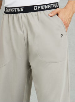 Styli Super Soft Relaxed Fit Training Track Pants with Contrast Elastic Waistband  - Image 3