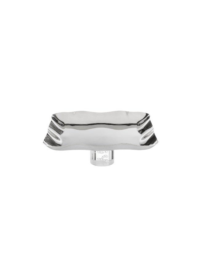 Dania ✨ Luxurious stainless steel serving dish with an acrylic base – a modern, eye-catching design ✨ Size 21x21 cm - Image 2