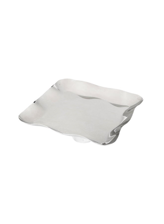 Dania ✨ Luxurious stainless steel serving dish with an acrylic base – a modern, eye-catching design ✨ Size 21x21 cm - Image 4