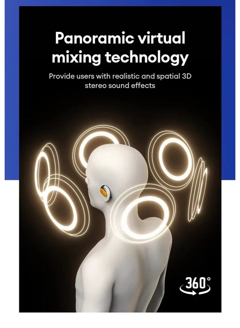 TRANSFORMERS Open-Ear 5.4 Bluetooth Headphones, Wireless Earbuds with Comfortable Fit, Hi-Fi Stereo Sound, Noise Cancelling Mic, Long Battery Life & Sports Design TF-T15 – Bumblebee Edition - Image 3