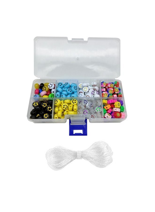 240 Pcs Acrylic Soft Porcelain Children's Handmade DIY Beading Set