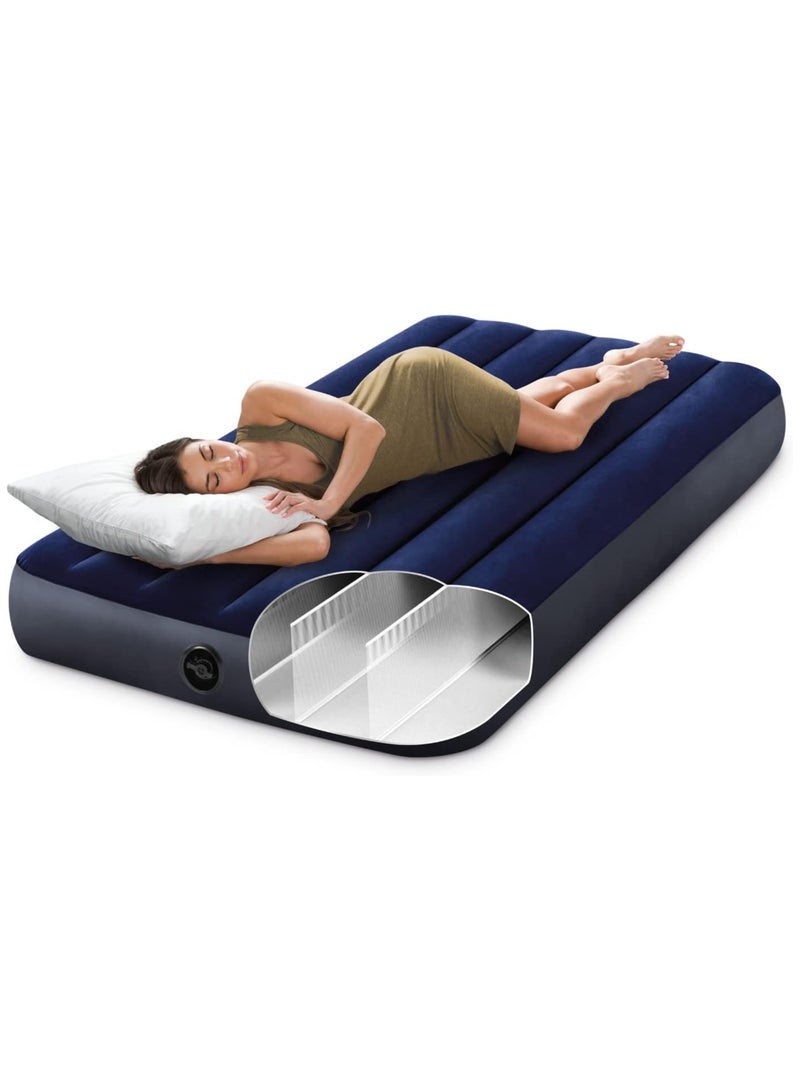 INTEX Twin Dura-Beam Standard Classic Downy Air Mattress 152x203x25 cm - Image 3