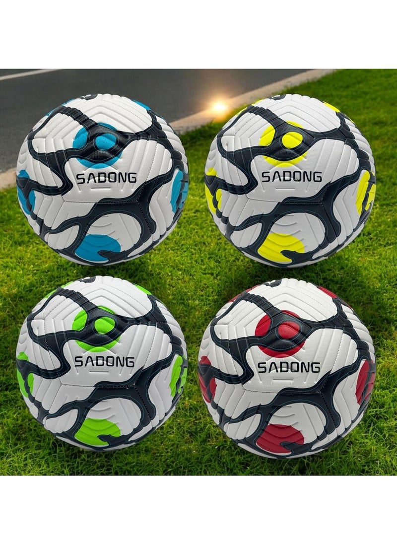 SportQ SportQ Professional Soccer Training Ball Size 5, Indoor Outdoor Soccer Training Ball for Soccer Players, Youth Soccer Fans, Training Competitions, Universal Ball  - Image 3