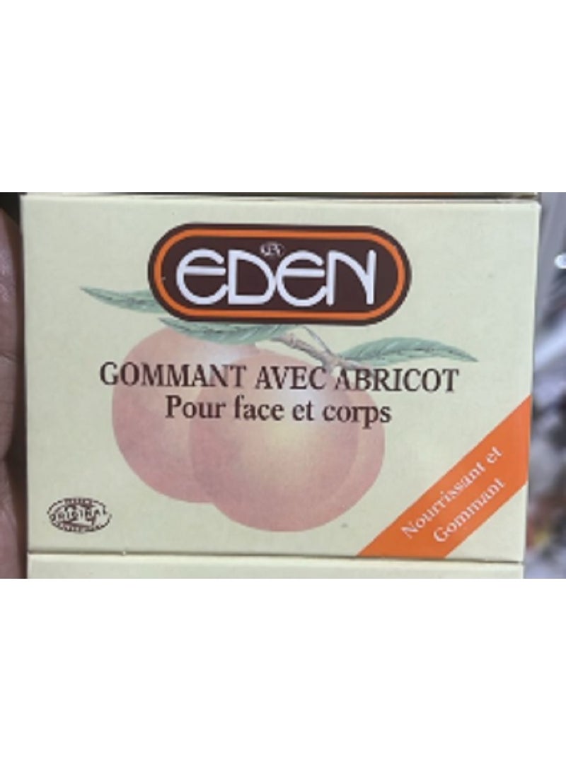 Eden Natural Honey and Apricot Scrub Soap bar.