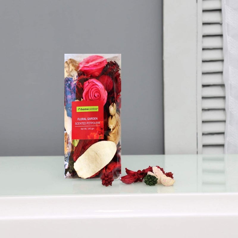 Home Centre BLOSSOM Floral Garden Scented Potpourri - Red - Image 2