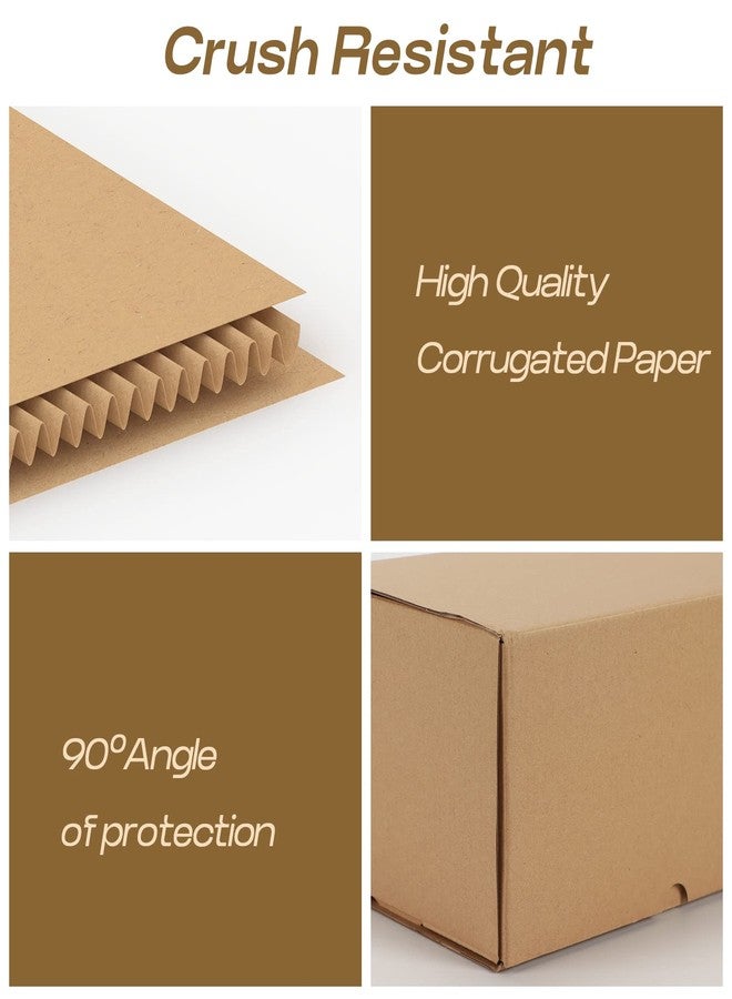 RLAVBL 10x7x5 Shipping Boxes, Brown Corrugated Mailing Cardboard Box for Packing Small Business, 20 Pack - Image 3