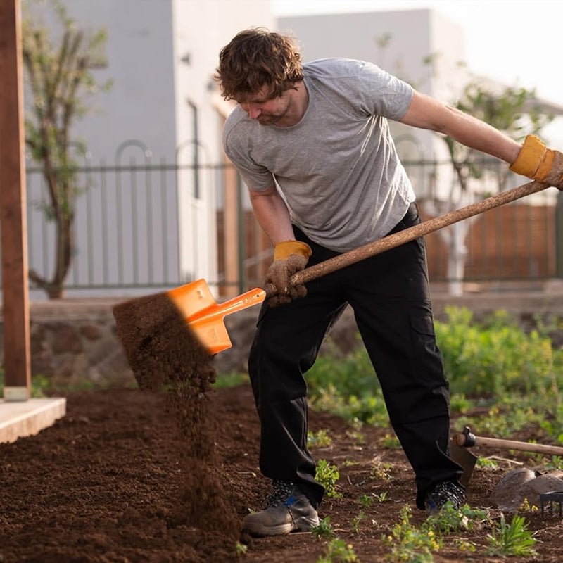 Heavy Duty Small Garden Shovel Multipurpose Polished Iron Tool for Soil and Coal - Image 4