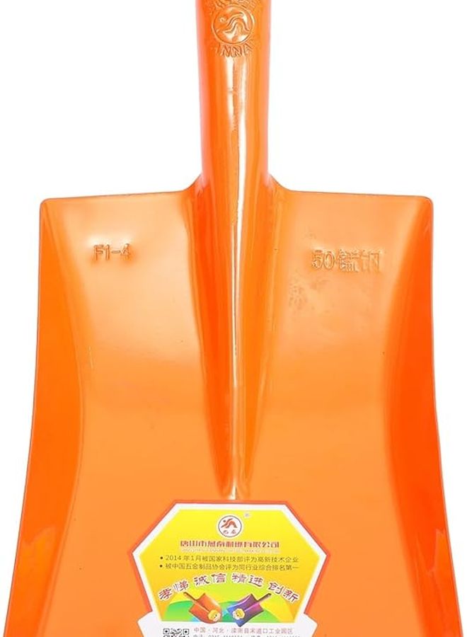 Heavy Duty Small Garden Shovel Multipurpose Polished Iron Tool for Soil and Coal - Image 2