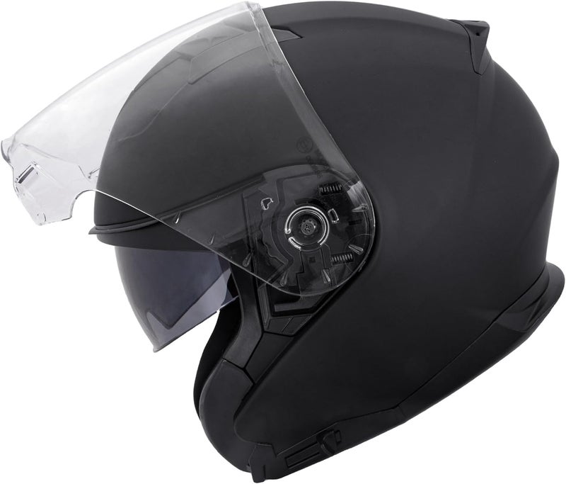 Zorax خوذة دراجة نارية زوراكس ZOR-608 توالا بوجه مفتوح مزدوج الرؤية معتمدة ECE 2206 - Image 1
