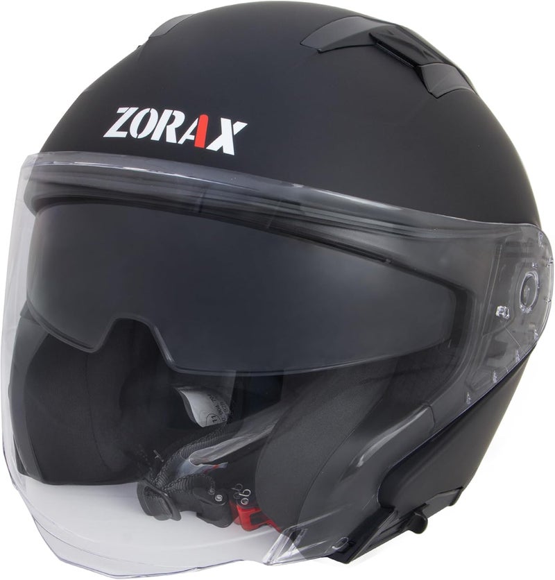 Zorax خوذة دراجة نارية زوراكس ZOR-608 توالا بوجه مفتوح مزدوج الرؤية معتمدة ECE 2206 - Image 4