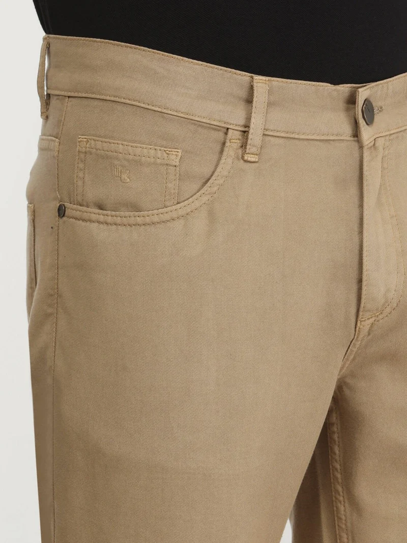 كيب Camel Hair Woven Slim Fit Casual Cotton Blend Trousers