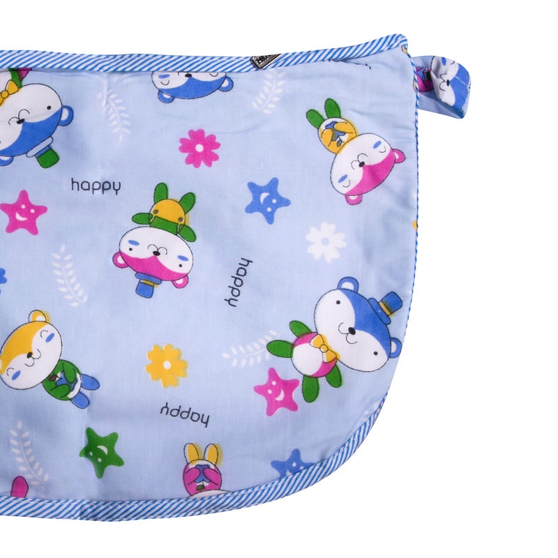 Cotton Dazzle Born Baby Swing, Khoya,Cradle Cloth Baby Zoli,Ghodiyu With Mosquito Net For Baby Boy Infant/Newborn Blue, 1 Count  - Image 4