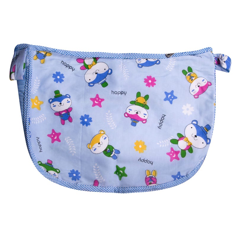 Cotton Dazzle Born Baby Swing, Khoya,Cradle Cloth Baby Zoli,Ghodiyu With Mosquito Net For Baby Boy Infant/Newborn Blue, 1 Count  - Image 5