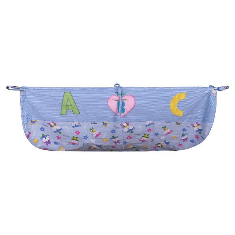 Cotton Dazzle Born Baby Swing, Khoya,Cradle Cloth Baby Zoli,Ghodiyu With Mosquito Net For Baby Boy Infant/Newborn Blue, 1 Count  - Image 1