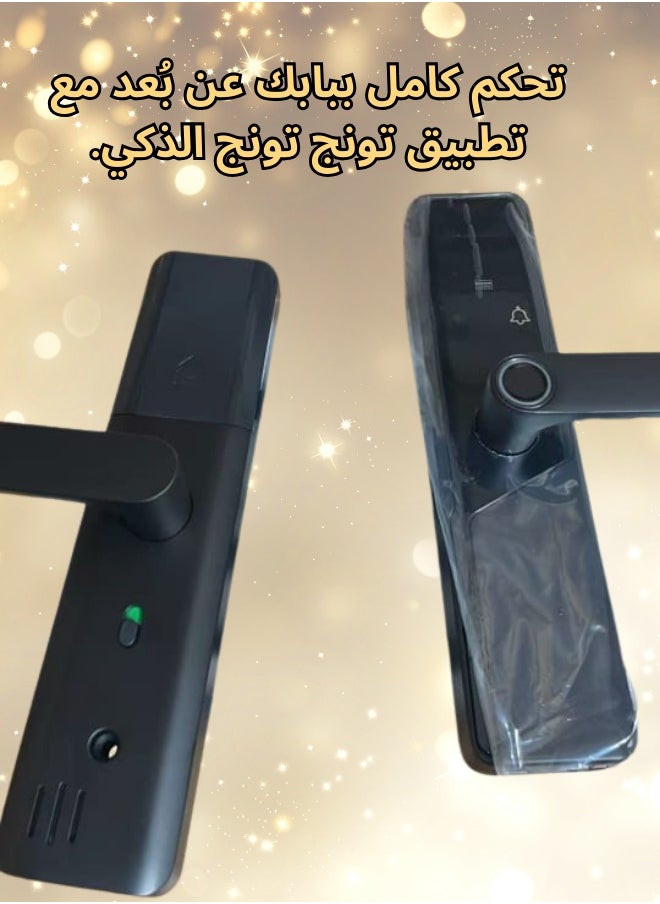 Generic Smart Fingerprint Lock with Tuya App – Electronic Password Lock for Homes, Apartments, Offices & Hotels | Full Smart Security  - Image 1