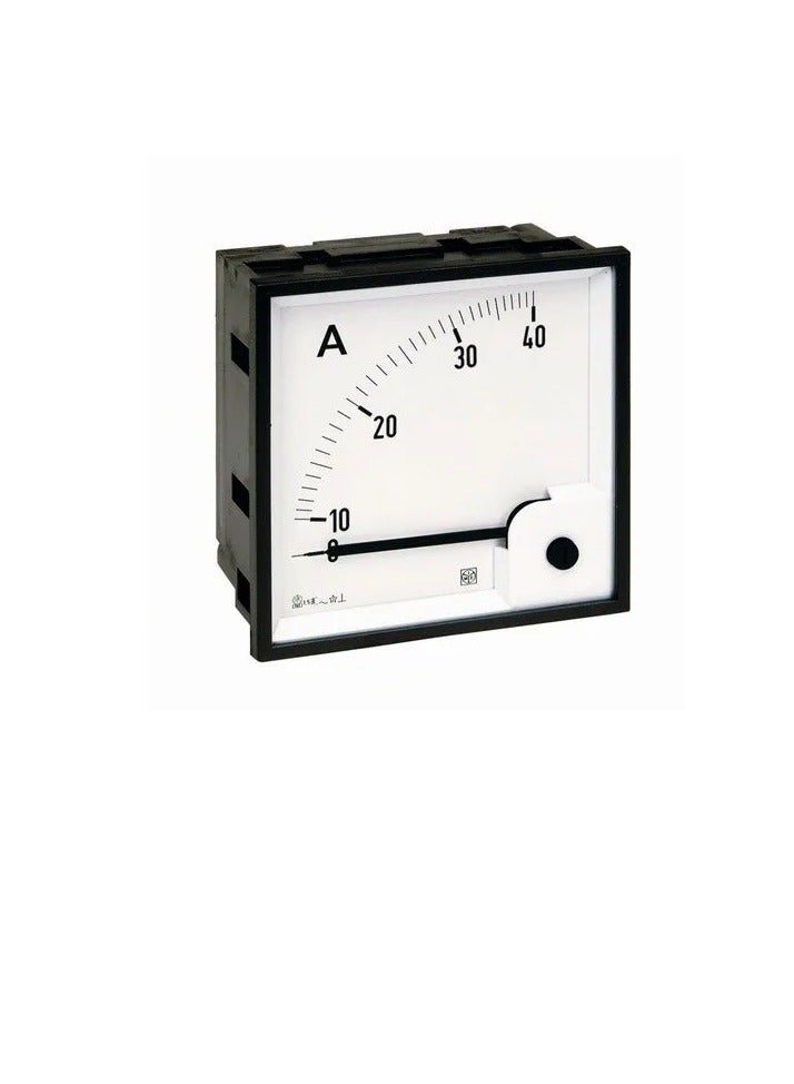 AC Analogue Panel Ammeter 48x48 CT Type Secondary 1A ERI48 ESI48 - Image 1