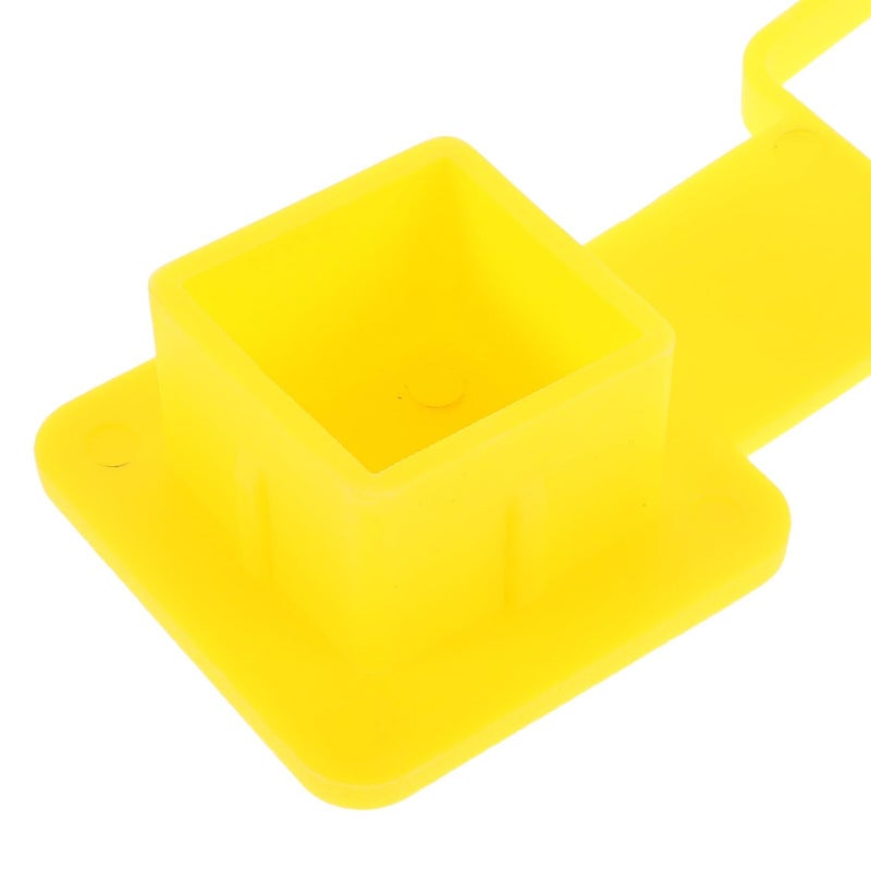 Universal Square Trailer Hitch Cover Rubber Plug Cap for Truck Tow Receiver Tube Protection - Image 4