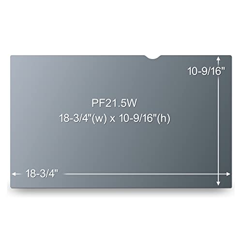 3M Privacy Filter for 21.5 Inch Widescreen Monitor, Reversible Gloss/Matte, Reduces Blue Light, Screen Protection, 16:9 Aspect Ratio (PF215W9B) - Image 4