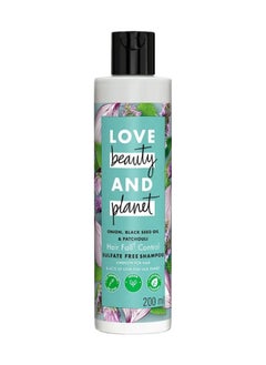 love beauty and planet Hairfall Control Shampoo With Onion, Blackseed Oil And Patchouli, Sulphate And Paraben Free, 200 Ml  - Image 1
