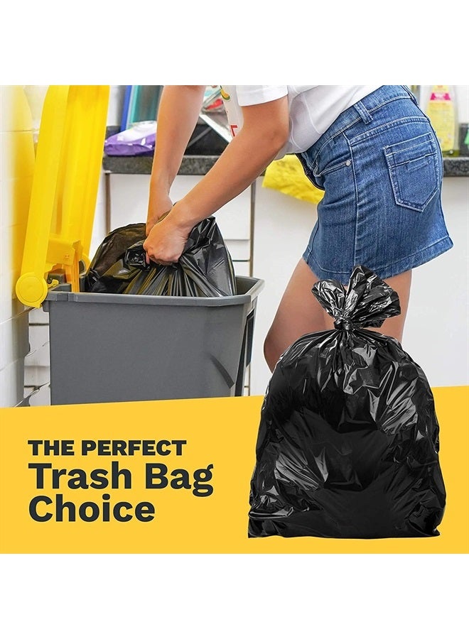 ToughBag 55 Gallon Trash Bags, 2.5 Mil Contractor Bags - 50 Count, Large 55-60 Gallon Trash Can Liners, Black Contractor Garbage Bags, 38 x 58" - Made in USA - Image 5