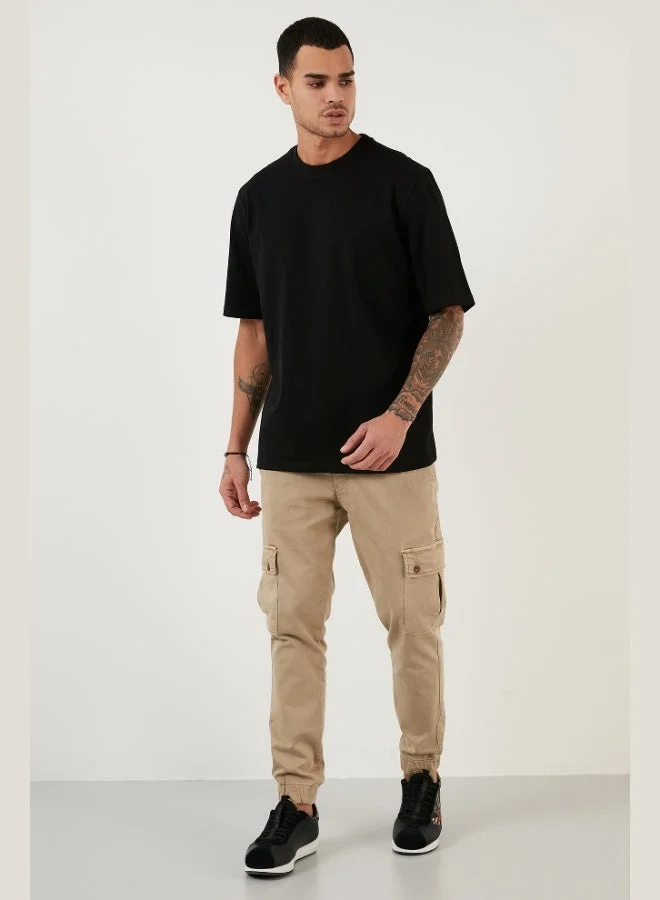 Buratti  Buratti Cotton Oversize Crew Neck Basic T Shirt Men's T SHIRT 5902365 for Men | Best Price UAE