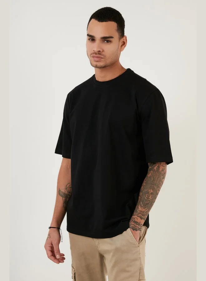 Buratti  Buratti Cotton Oversize Crew Neck Basic T Shirt Men's T SHIRT 5902365 for Men | Best Price UAE