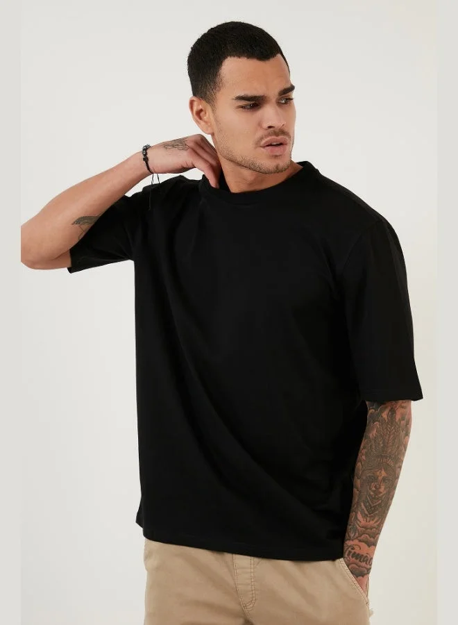 Buratti Cotton Oversize Crew Neck Basic T Shirt Men's T SHIRT 5902365