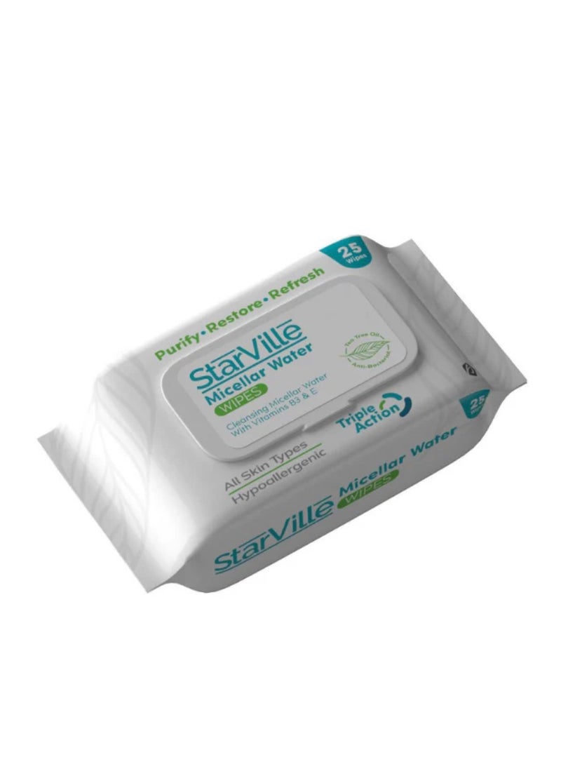 starville Micellar Water Wipes 25 