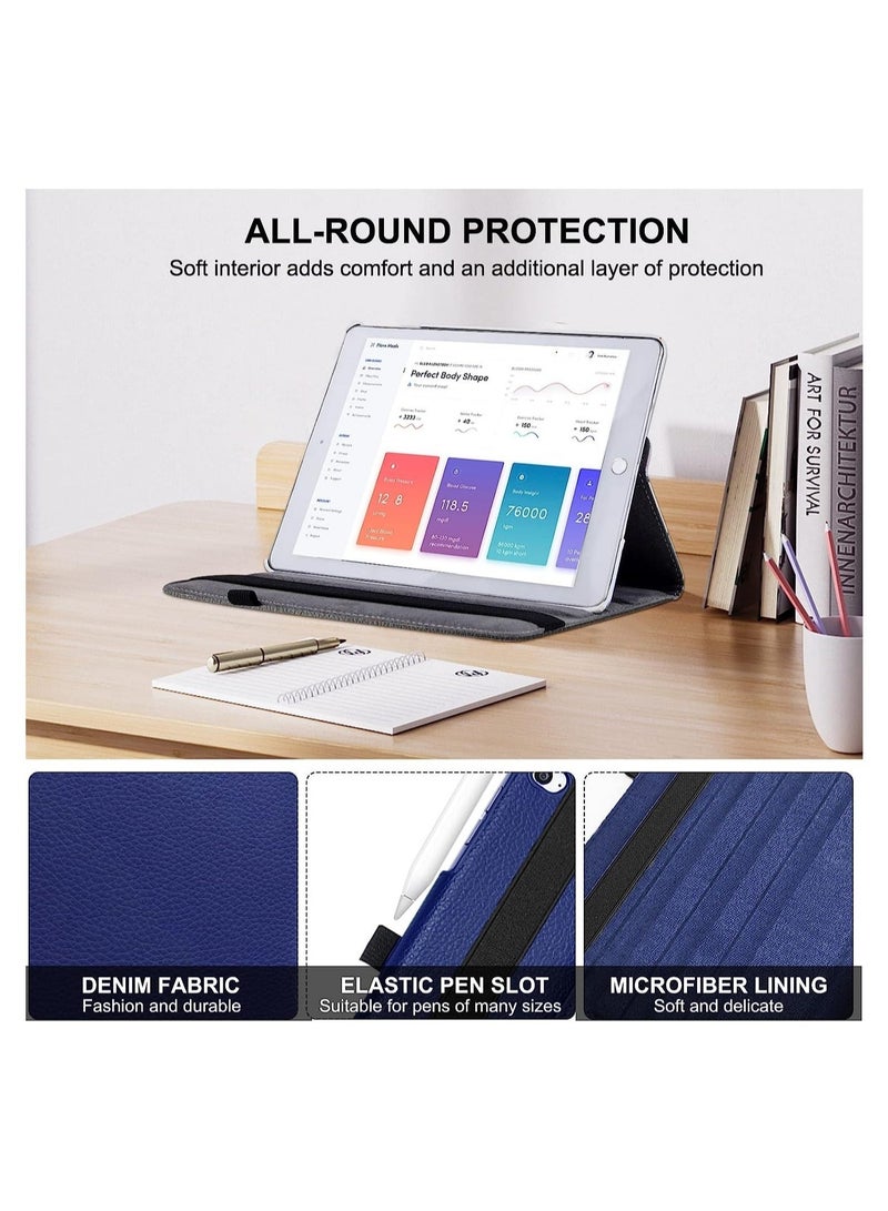 Raxoom New iPad 9.7 2018 2017 / iPad Air 2 Case - 360 Degree Rotating Stand Protective Cover with Auto Sleep Wake for iPad 9.7 inch (6th Gen, 5th Gen) / iPad Air 2/ iPad Air - Image 3
