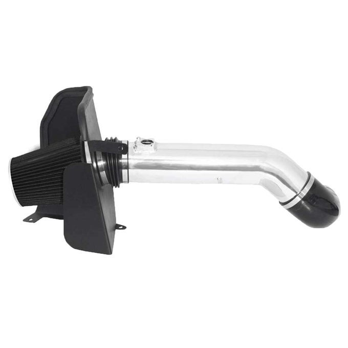 4 Inch Cold Air Intake Filter Kit Heat Shield For 20092014 Silverado 1500 Gmc Sierra 1500 Yukon Cadillac Escalade Esv Ext Silver Black