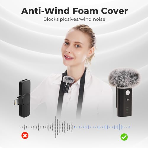 W WINBRIDGE WinBridge Wireless Voice Amplifier – Bluetooth Lapel Microphone with Speaker, Windproof Foam Compact & Portable, Clip-On Mic, Mini Megaphone for Teachers Presenters, Tour Guides,15W WB006 - Image 3