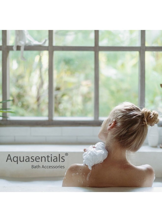 Aquasentials - Exfoliating Bath Brush (15.5In) (Clear Handle) - Image 1