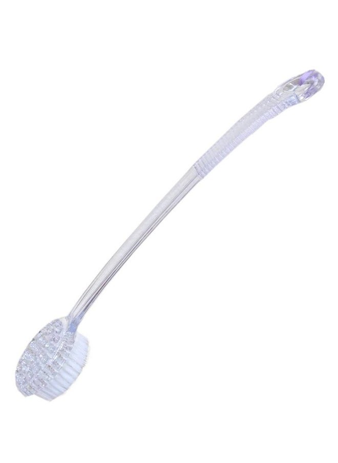 Aquasentials - Exfoliating Bath Brush (15.5In) (Clear Handle) - Image 1