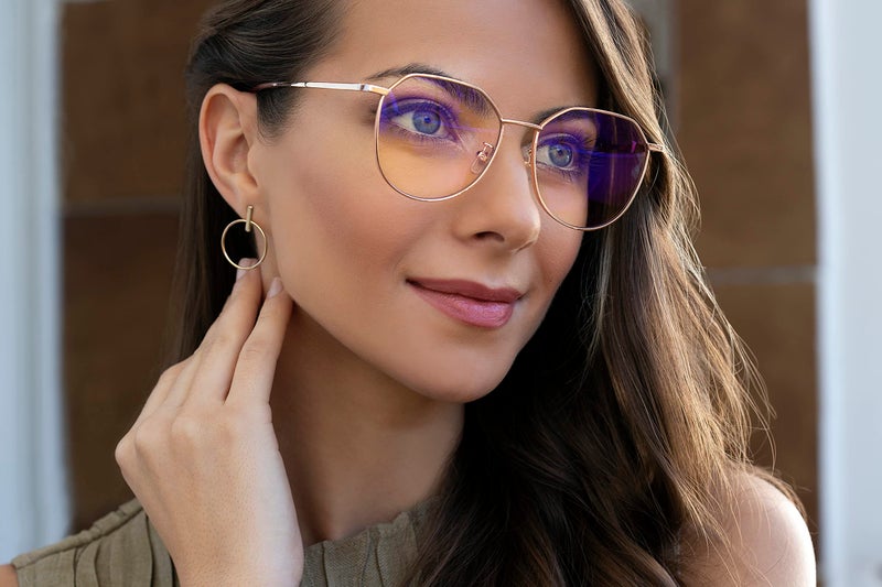 Prospek ERA Oversized Blue Light Blocking Glasses - Clear Lens for Office & Meetings - Daytime Computer Gaming Eyewear 9am-6pm - Reduce Eye Strain Headaches - Professional Style Women - Image 2