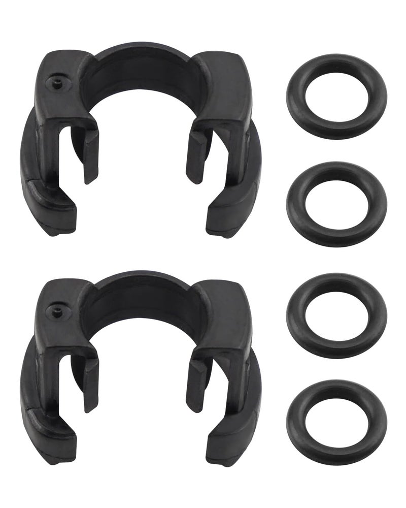 JUWEVAZU 2Set 887181E150 AC Condensor Hard Line Lock Clamp Clip Fit for Toyota Corolla Camry Highlander RAV4 Venza 20182023