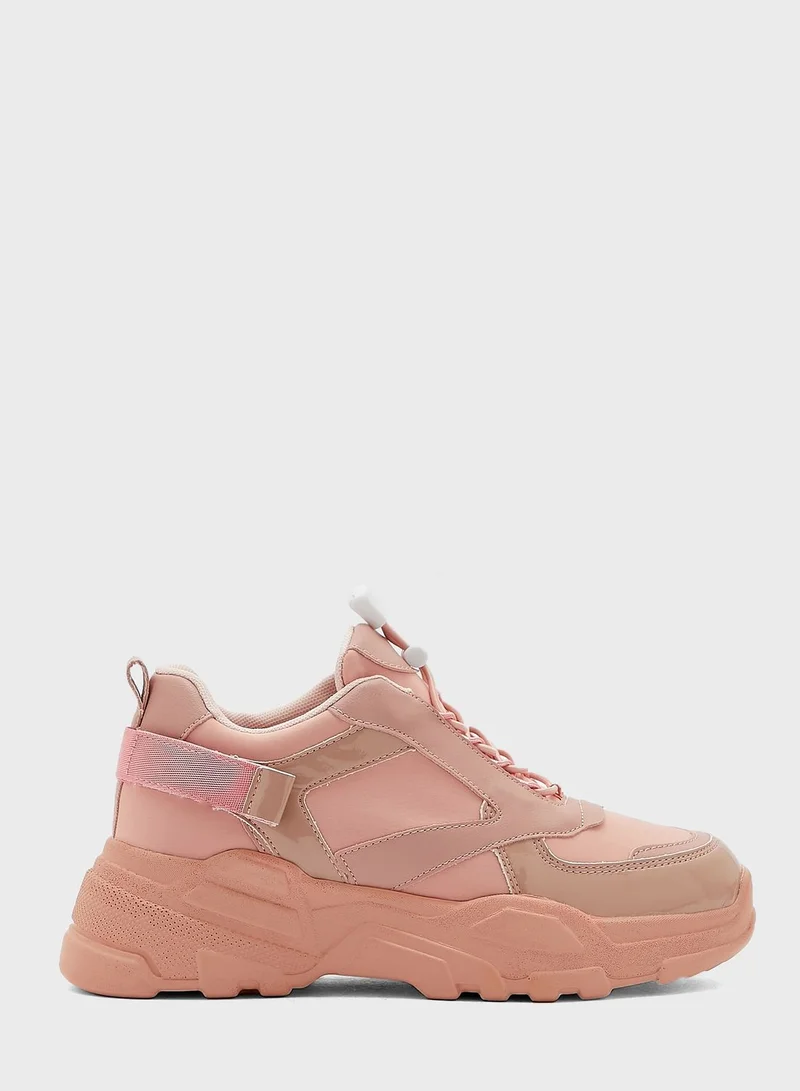 Ginger Patent Detail Sneaker