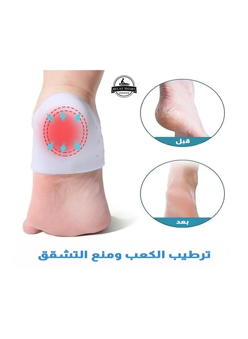 Relax Smart Plantar Fasciitis Compression Socks with Arch Support & Heel Protection Cushion – Breathable Ankle Bandage for Foot Pain Relief, Swelling Reduction, and Enhanced Stability for Men & Women - Image 4