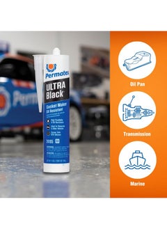 Permatex 24105 Ultra Black Maximum Oil Resistance Rtv Silicone Gasket Maker Sensor Safe And Non Corrosive For High Flex And Oil Resistant Applications 13 Oz  - Image 5