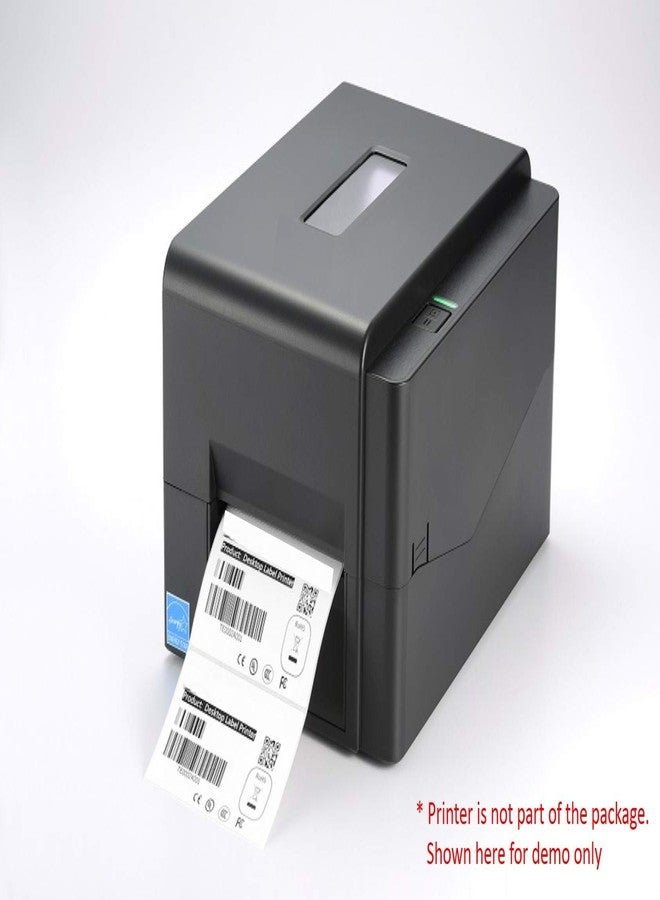 105 X 300 Meters, 1 Inch core, Thermal Transfer Barcode Labels Premium Wax Ribbon for Desktop Printer TSC, Zebra, Citzen, WEP, Datamax, Thosiba, Sato Etc.(Pack of 1) - Image 5