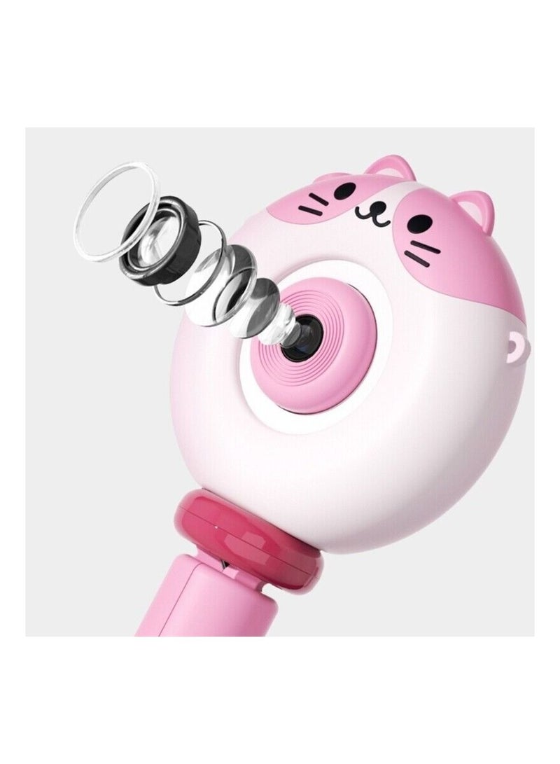 HEXABEX كاميرا رقمية للأطفال، مسجل فيديو محمول، شاشة IPS مقاس 2 بوصة، حامل ثلاثي القوائم للتصوير الفوتوغرافي للأطفال - Image 3