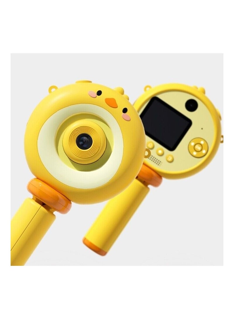 HEXABEX كاميرا رقمية للأطفال، مسجل فيديو محمول، شاشة IPS مقاس 2 بوصة، حامل ثلاثي القوائم للتصوير الفوتوغرافي للأطفال - Image 4