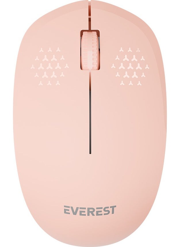 Everest Smw-88 USB Pink 2.4ghz Wireless Mouse  - Image 1