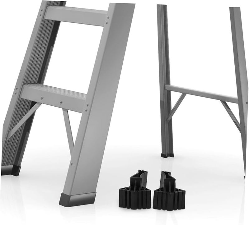 2Pcs Self Adhesive Non Slip Ladder Feet Replacement Pads Black - Image 4