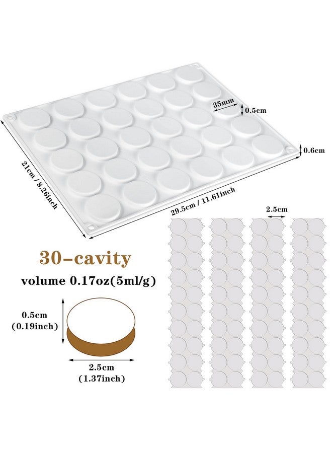 Prudiut Wax Seal Mold Kit For Wax Seal Stamp 360 Pcs Double Sided Adhesive Wax Seal Stickers And 30Cavity Wax Seal Mold For Making Envelopes And Invitation Letter - Image 2