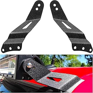 Nilight Nilight 90031B 2PCS 52Ã¢â‚¬Â Curved LED Light Bar Bracket at Upper Windshield Roof Cab for 99-06 Chevy Silverado  - Image 1