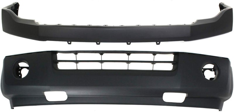 Garage-Pro Bumper Cover Set for 2007-2014 Ford Expedition - Upper Primed, Lower Textured
