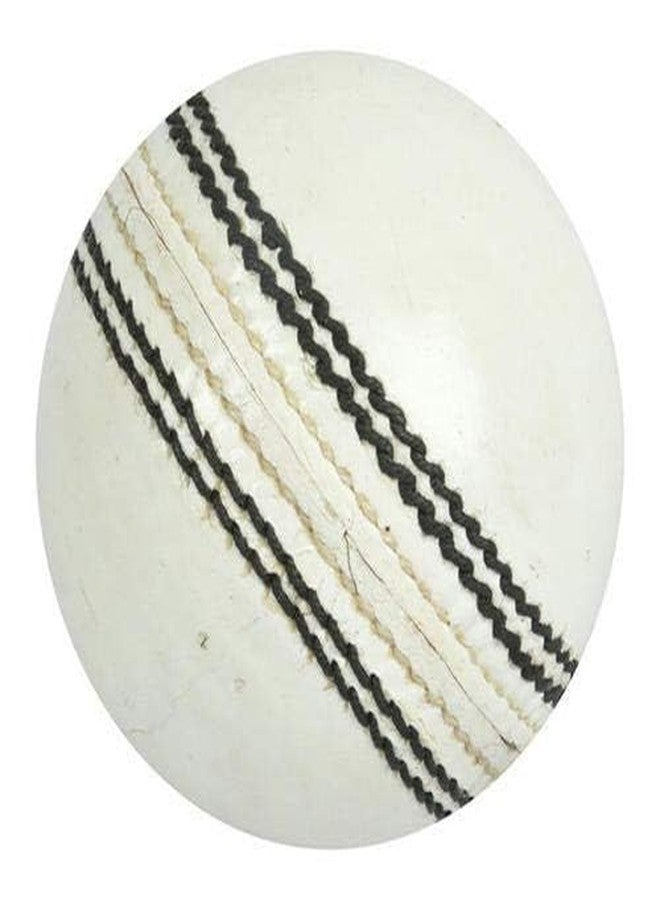 RAISCO Bw01 Leather Cricket Ball, Size Club, (White) - Image 3
